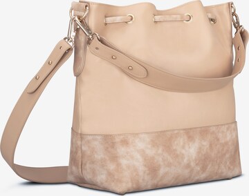 Borsa a sacco 'Sarah Medium' di Expatrié in beige