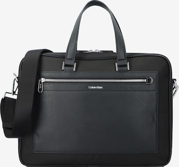 Calvin Klein Чанта за документи в черно: отпред
