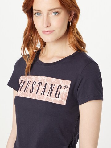 MUSTANG Shirt 'Alexia' in Blauw