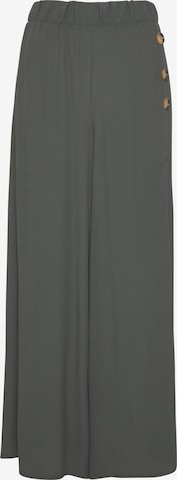 LASCANA Wide leg Broek 'Palazzo' in Groen: voorkant