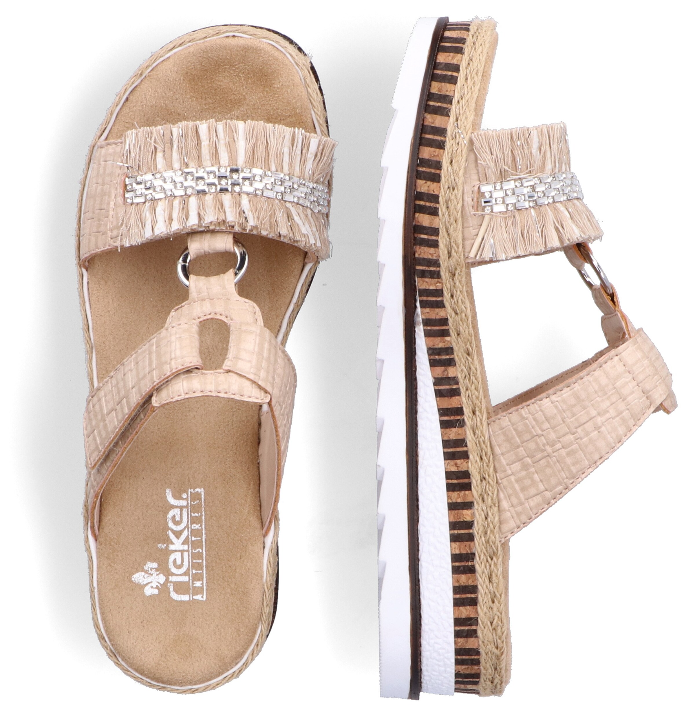 Mule Rieker en beige