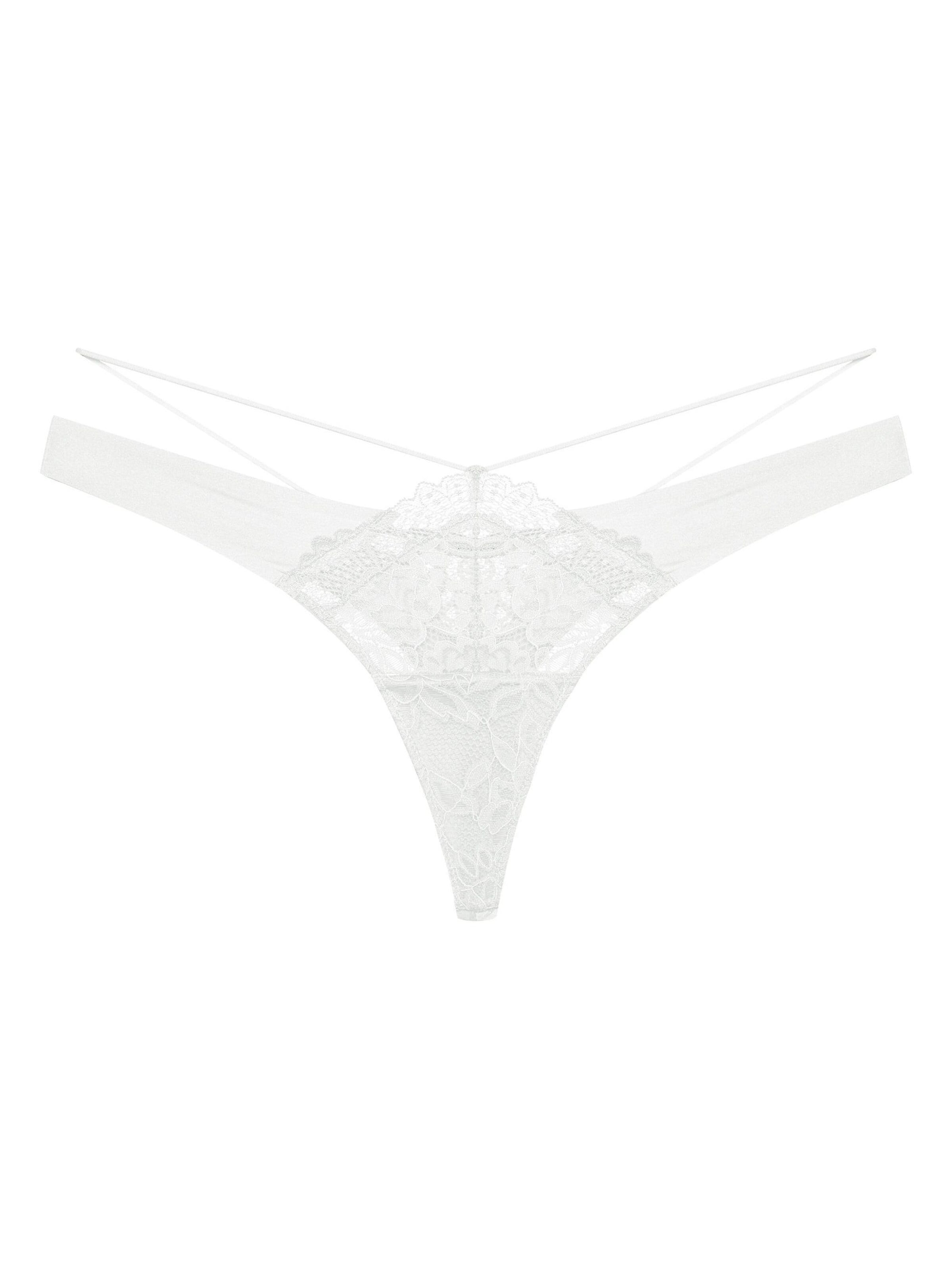 ESOTIQ - Tanga en beige: frente