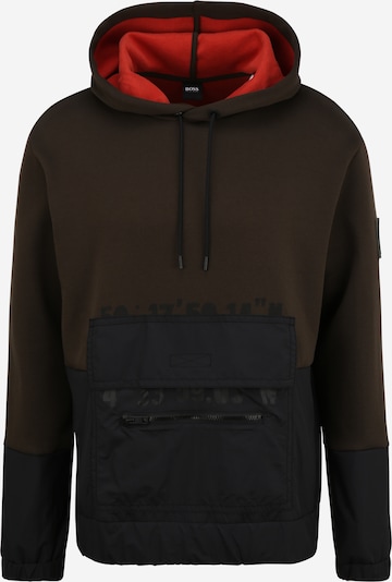 BOSS Sweatshirt in nachtblau / khaki, Produktansicht