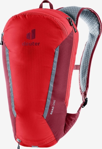 DEUTER Fahrradrucksack 'Road One 5' in Rot: Vorderseite