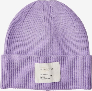 STREET ONE Mütze in Lila: Vorderseite