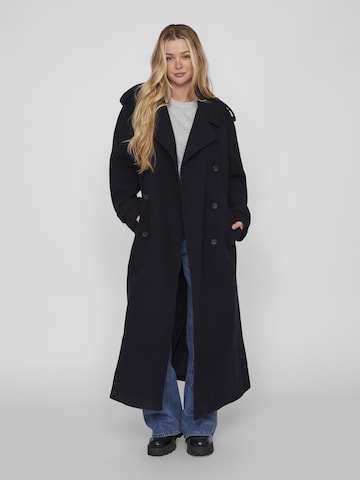 VILA Between-Seasons Coat 'Sofie' in Blue