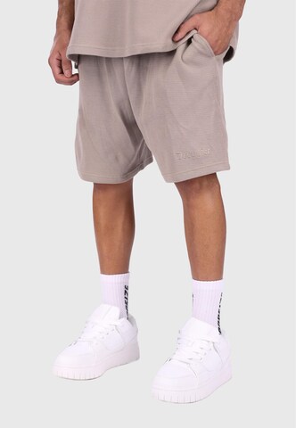 Dropsize - Loosefit Calças em cinzento