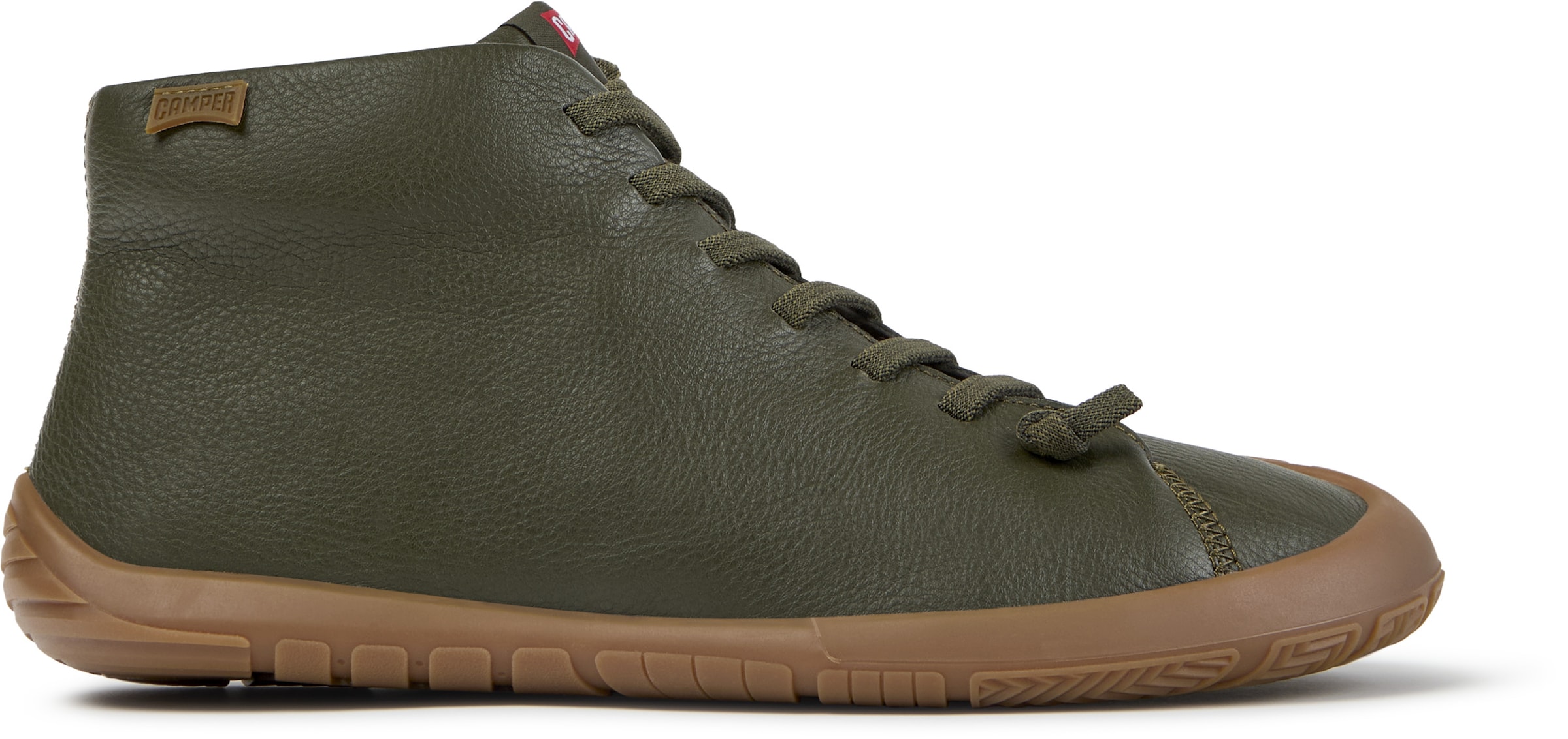 Sneaker alta ' Peu Path+ ' di CAMPER in verde