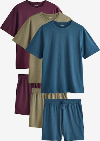 Pyjama court Next en mélange de couleurs : devant