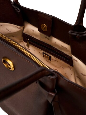 GUESS Nakupovalna torba 'Guess Cabas Allegra Brown' | rjava barva