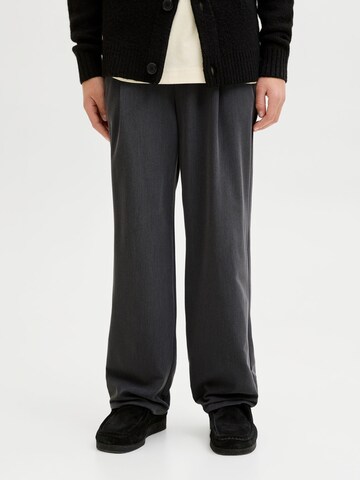 Jack & Jones Junior Wide Leg Bukser i grå: forside