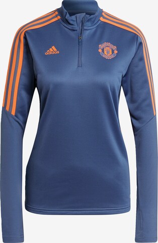 ADIDAS PERFORMANCE Sportsweatshirt ' Manchester United Condivo 22 ' in Blau: predná strana