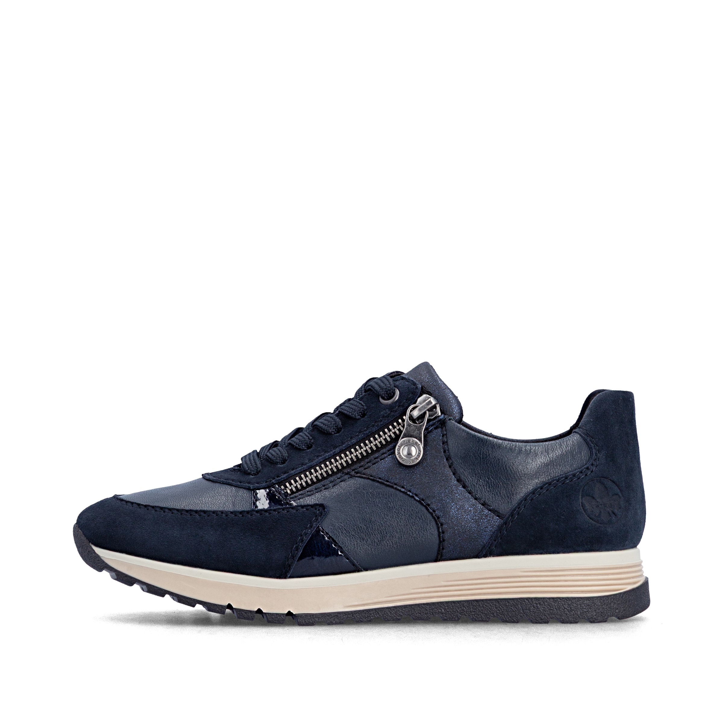 Baskets basses Rieker en bleu