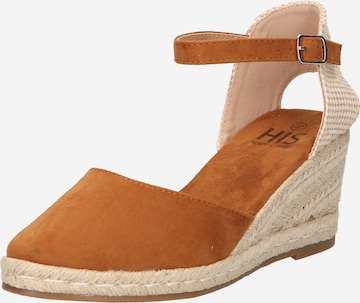 H.I.S Sandals in Brown: front