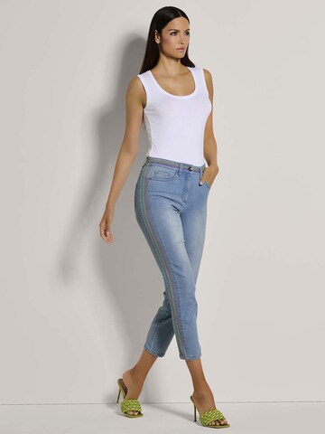 MADELEINE Slimfit Jeans in Blauw