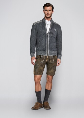 SPIETH & WENSKY Gebreid vest 'Erato' in Grijs