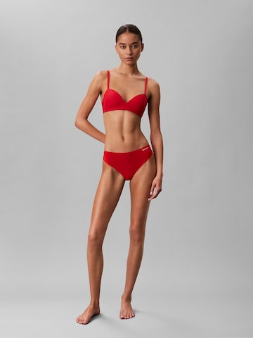 Triangle Soutien-gorge Calvin Klein Underwear en rouge