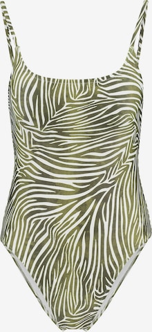 Bustier Maillot de bain 'LOU' Shiwi en vert : devant