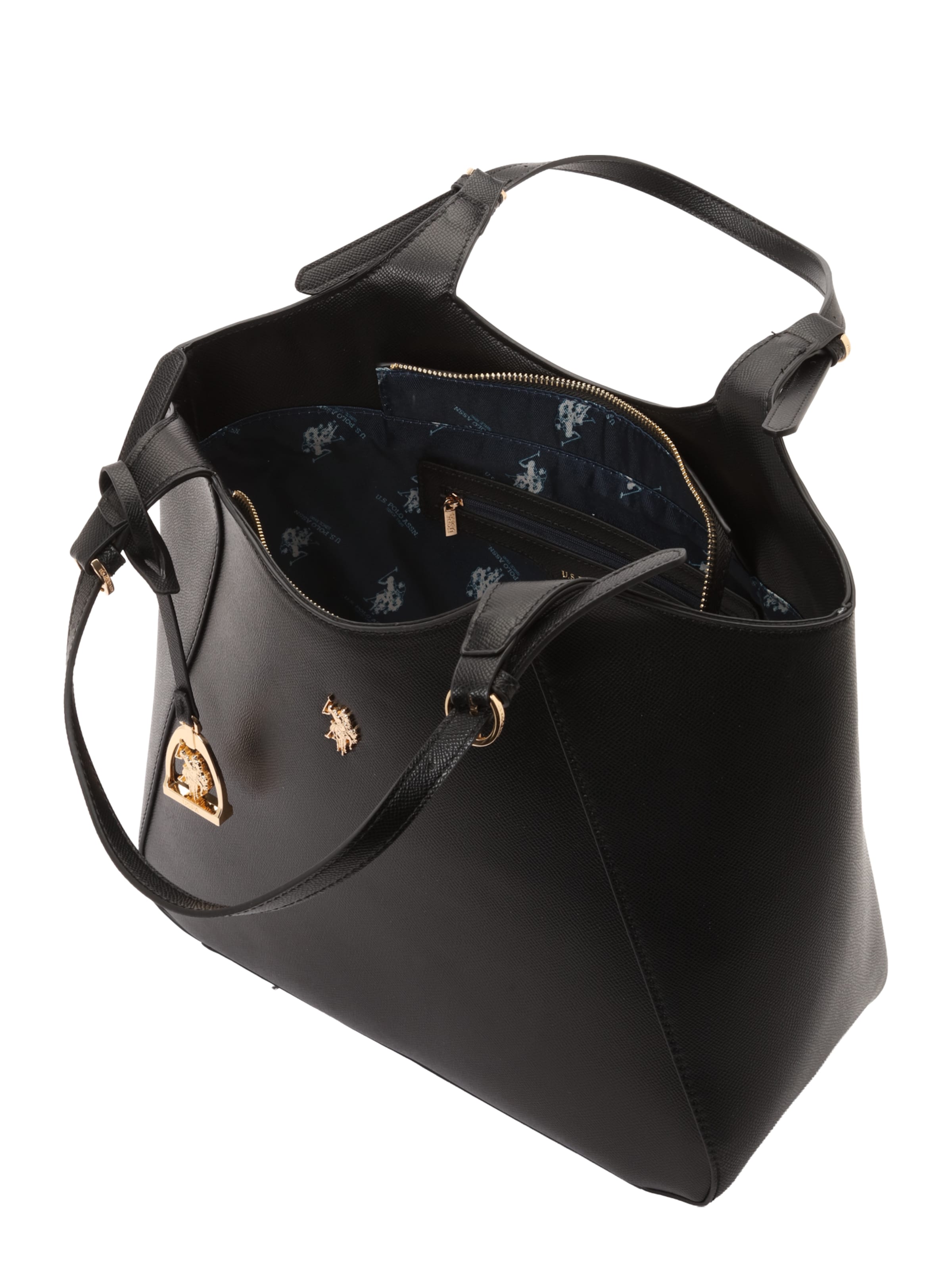 U.S. POLO ASSN. - Bolso de hombro 'Jones' en negro