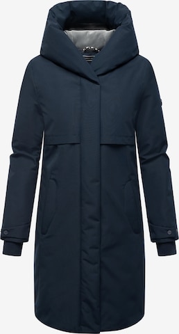 Manteau d’hiver 'Domingaa 14' NAVAHOO en bleu : devant