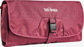 TATONKA Toiletry Bag 'Travelcare' in Red: front