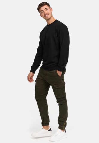 INDICODE JEANS Sweatshirt 'Holt' in Zwart