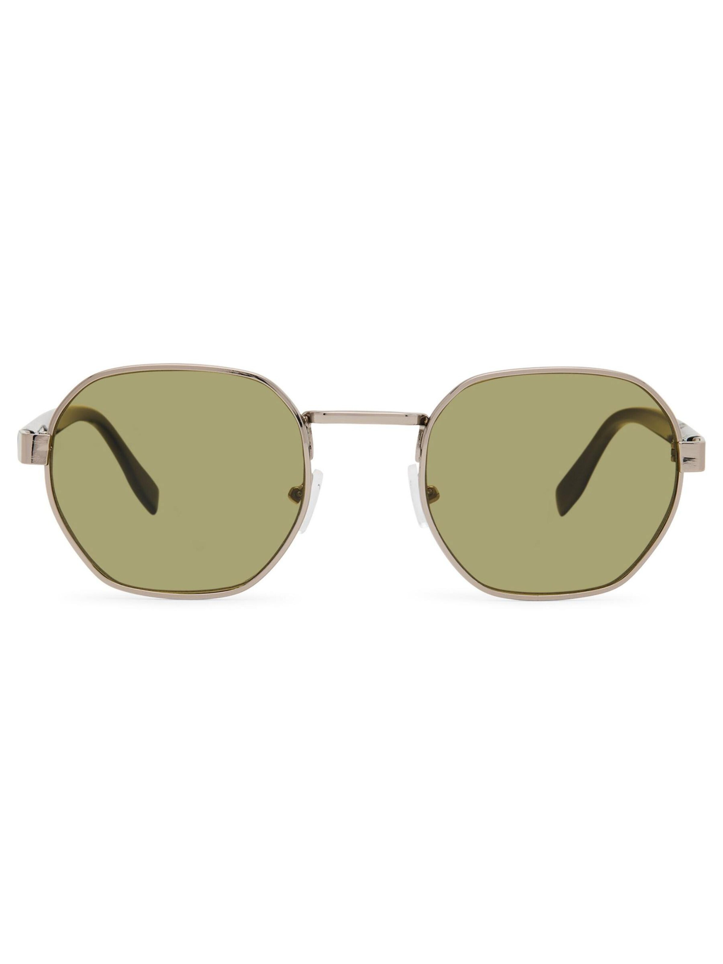 Lunettes de soleil 'Solo-Solis Classic Hexagon Sonnenbrille' Maxte en vert