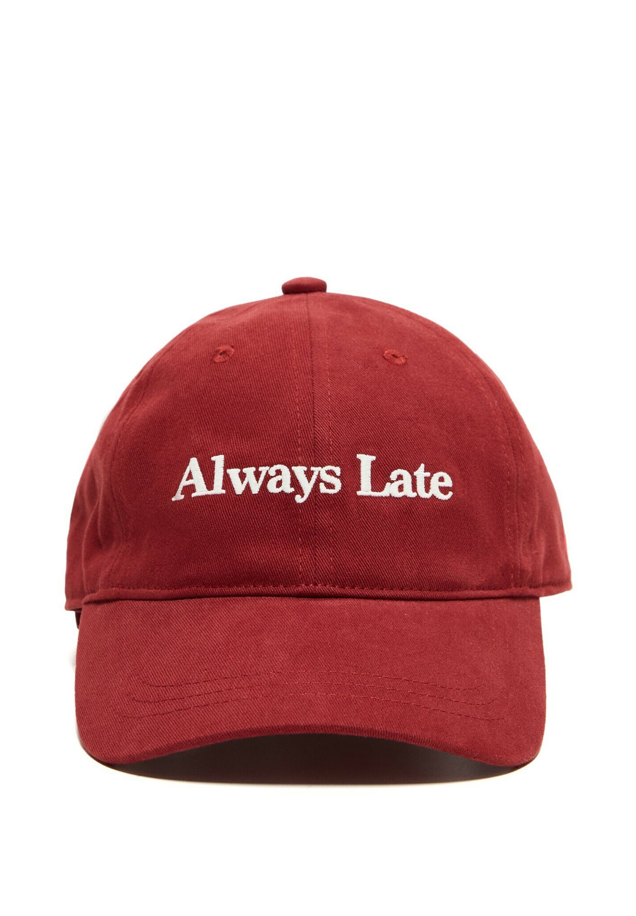 Bershka Casquette en 55-60 en rouge / blanc, Vue avec produit