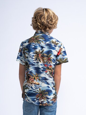 Petrol Industries Regular fit Overhemd 'Range' in Blauw