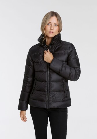 POLARINO Winter Jacket in Black: front