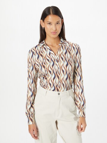 Camicia da donna di Key Largo in beige: frontale