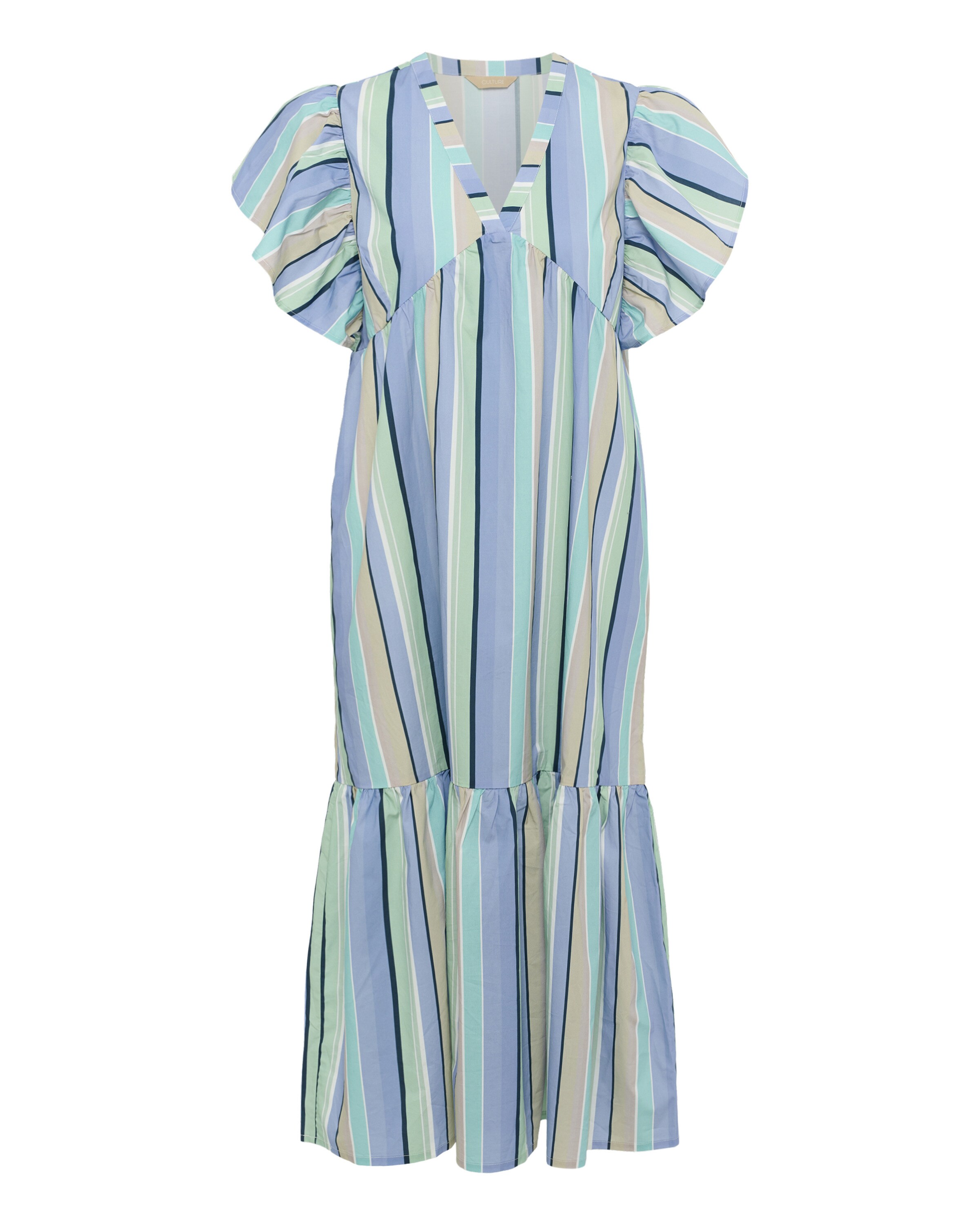 CULTURE Kjole 'Mola' i blå: forside