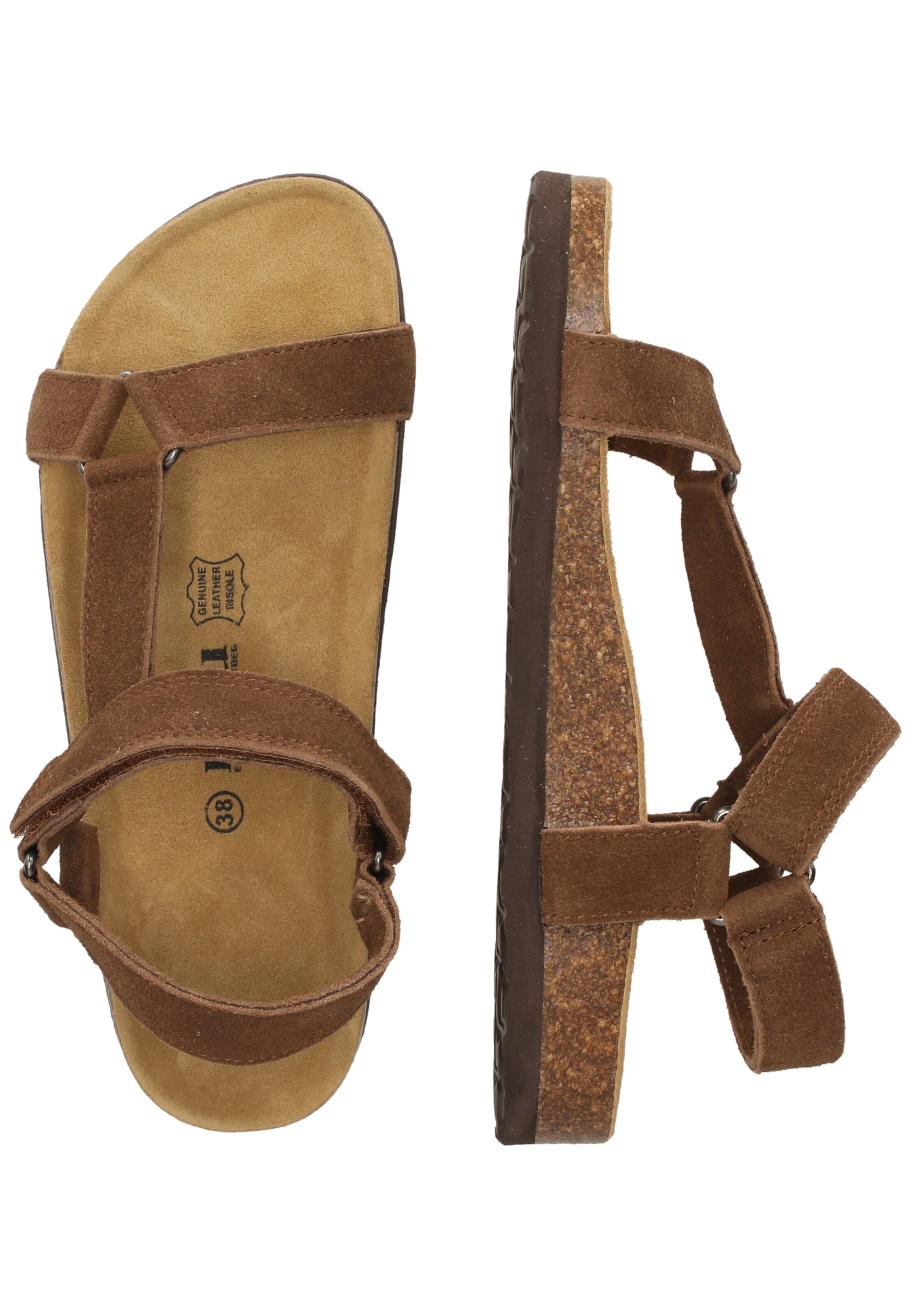 NOU Sandals 'Cyprian' in Brown