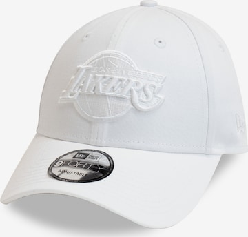 Cappello da baseball 'ESSENTIAL 9FORTY LOSLAK' di NEW ERA in bianco: frontale