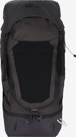 JACK WOLFSKIN Sports Backpack 'Highland Trail 45' in Grey: front