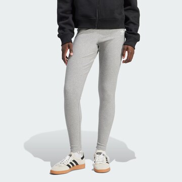 Skinny Leggings 'Essentials' ADIDAS ORIGINALS en gris : devant