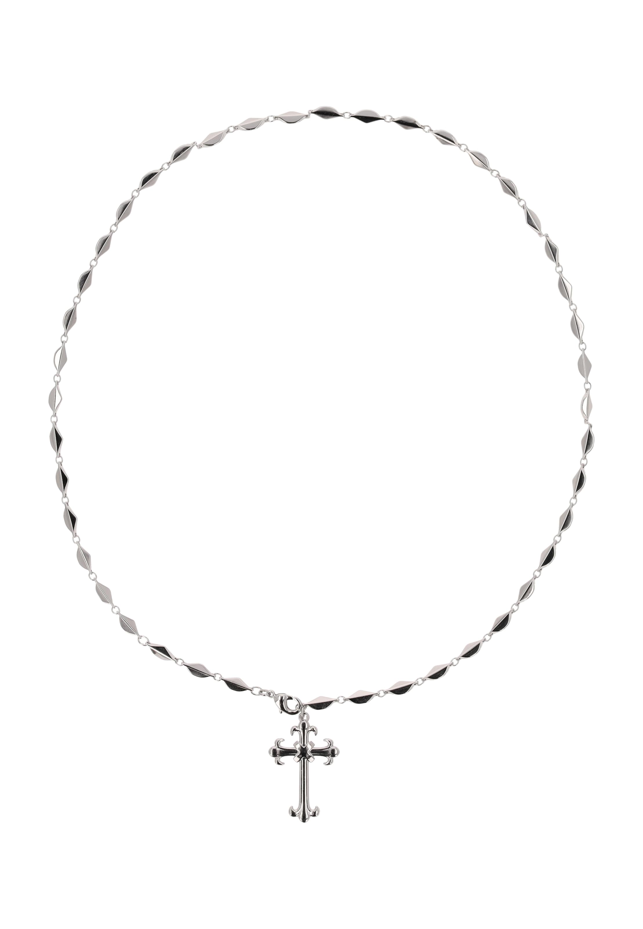 Chaîne myMo ROCKS en argent : devant