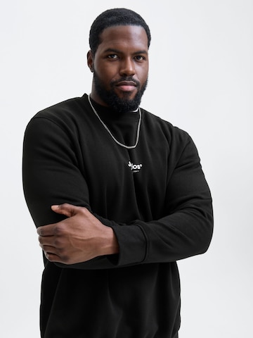 Felpa 'JJESOHO' di Jack & Jones Plus in nero