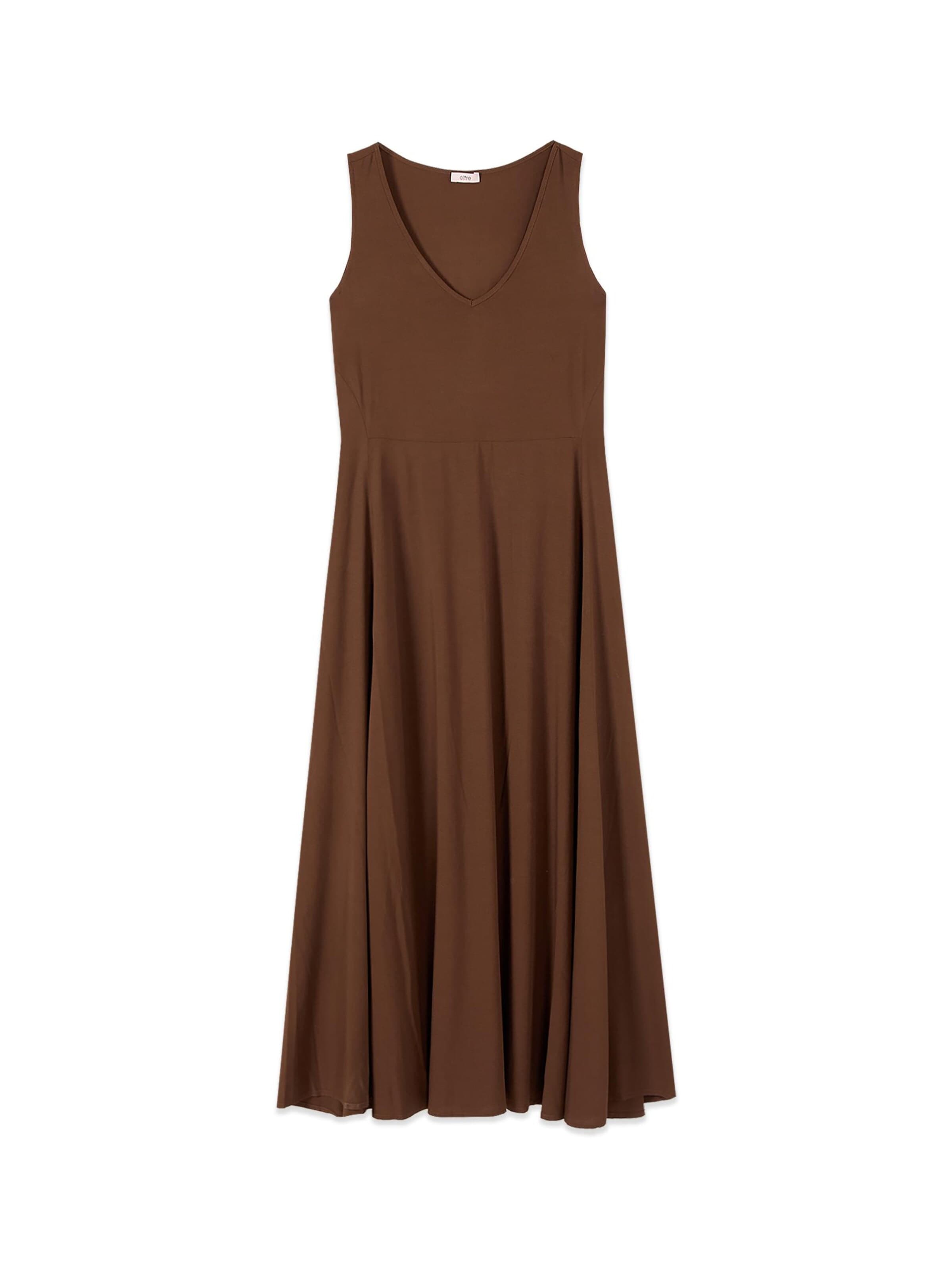 oltre Dress in Brown: front