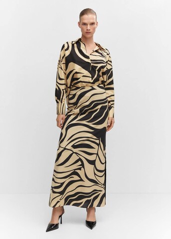 MANGO Blouse 'palm-a' in Beige