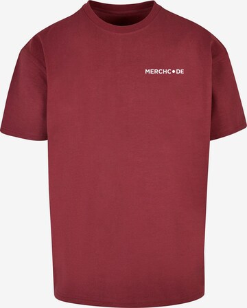 Merchcode Shirt 'Break The Rules' in Rood: voorkant