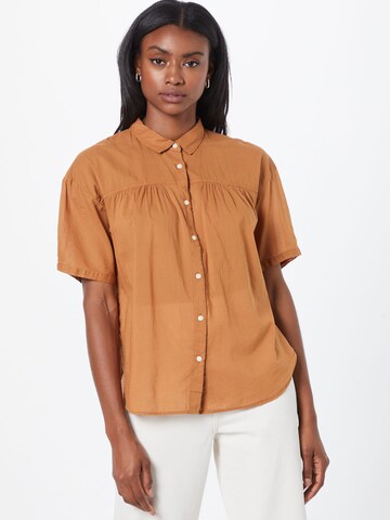 GAP Bluse in Braun: Vorderseite