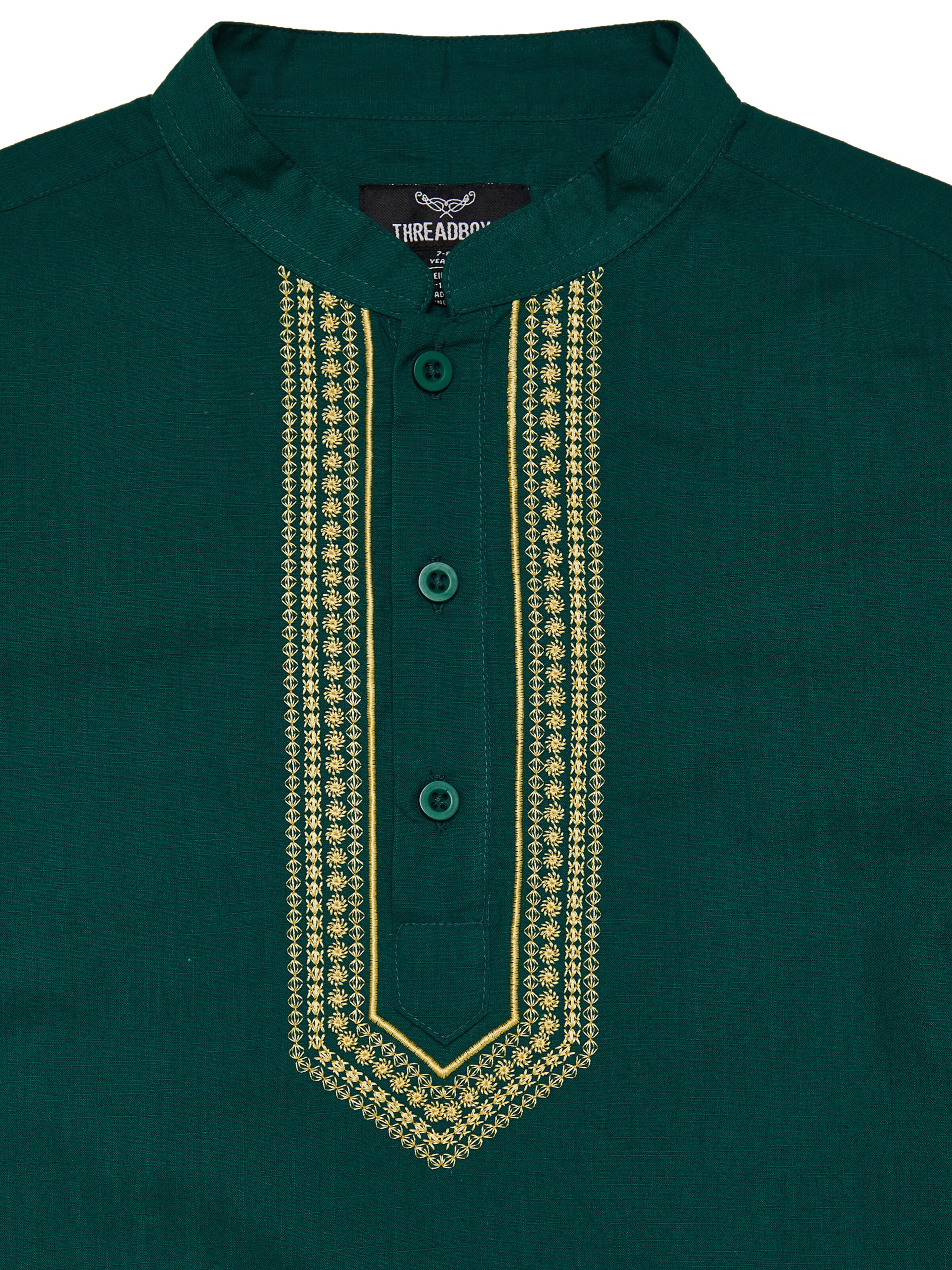 Threadboys Comfort fit Button up shirt 'Braden' in Green