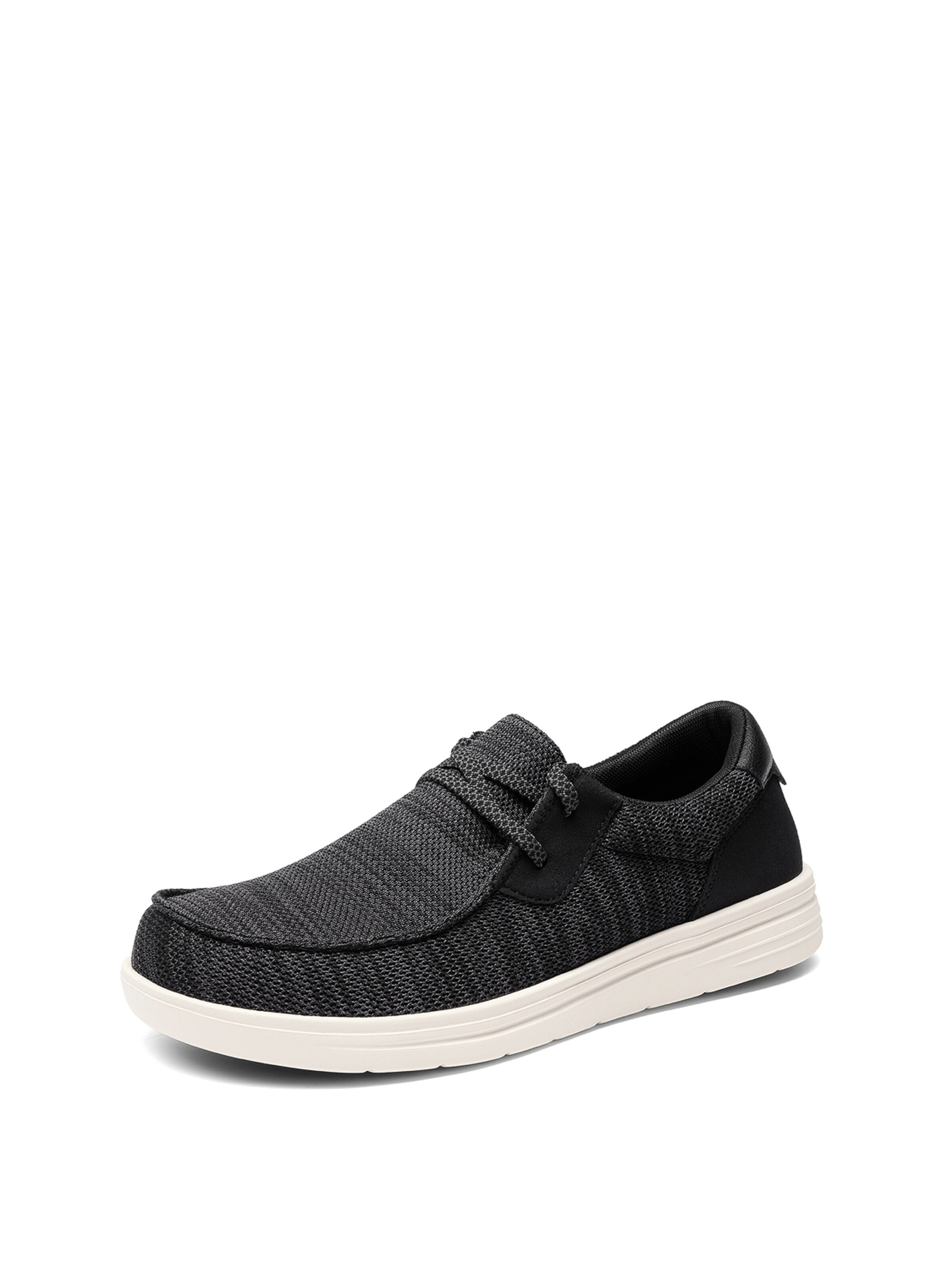 Bruno Marc Classic Flats 'Bruno Marc Herren Arch Support Freizeit Slipper Breite Zehenbox Rutschfeste Leichte Atmungsaktive' in Black: front