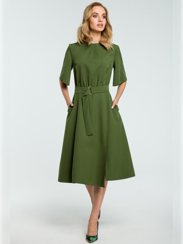 made of emotion - Vestido de gala en verde: frente