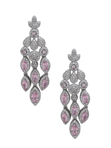 AVANT-GARDE PARIS Øreringe 'Luneth' i pink: forside