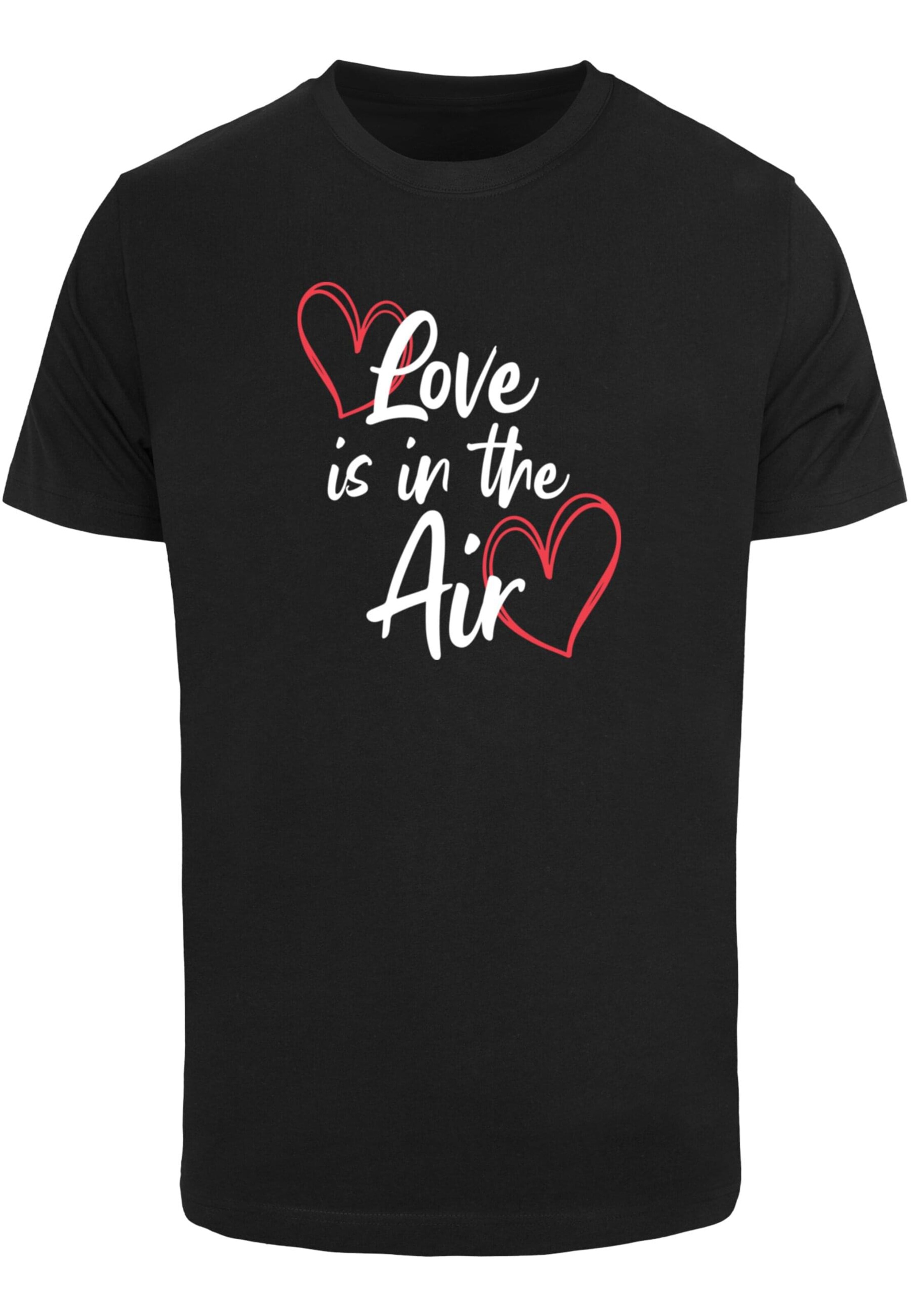T-Shirt 'Valentines Day - Love is in the Air' Merchcode en noir : devant
