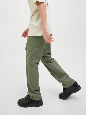 Jack & Jones Junior Loosefit Broek 'JPSTKarl JJAdams' in Groen