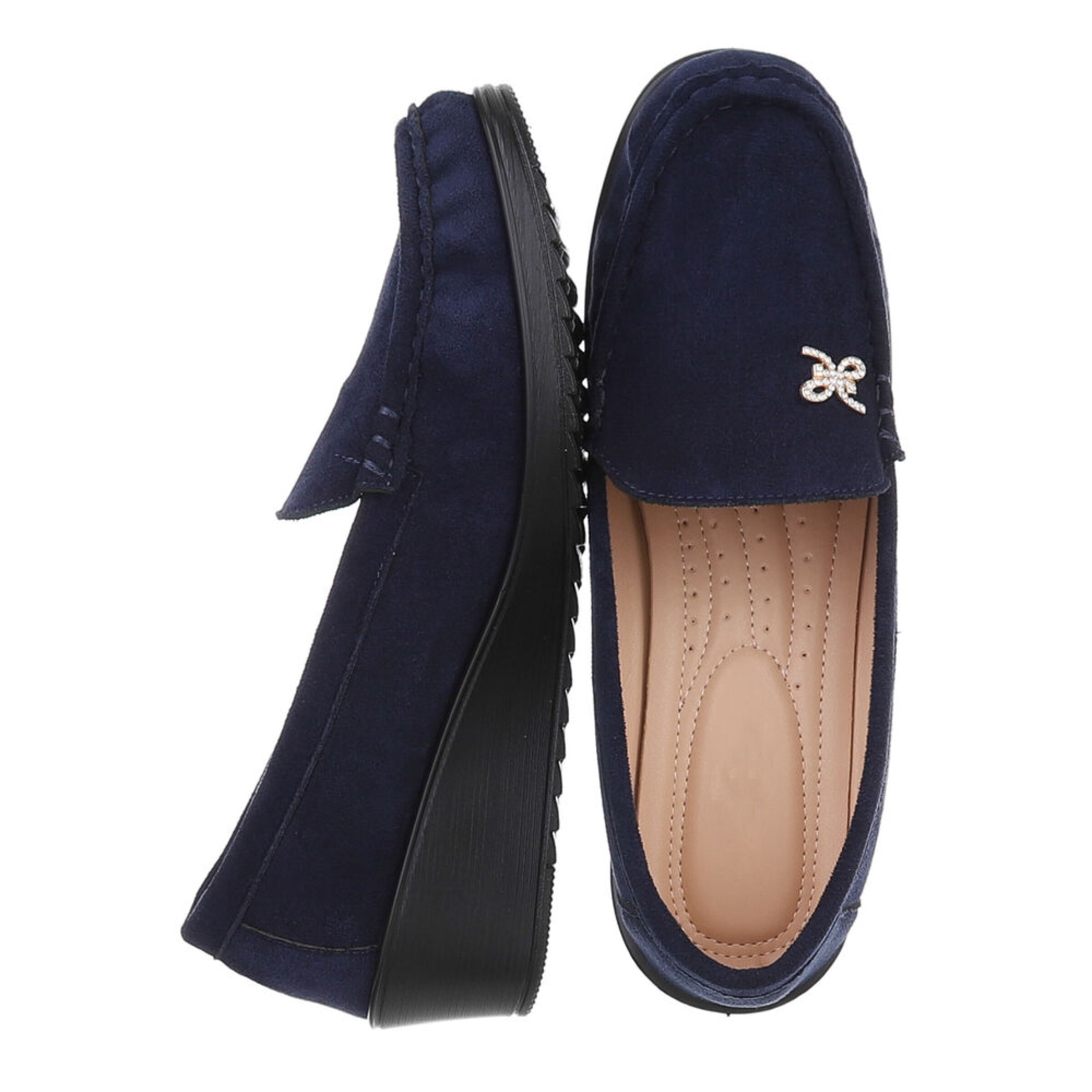 Ital-Design Slipper in Blau