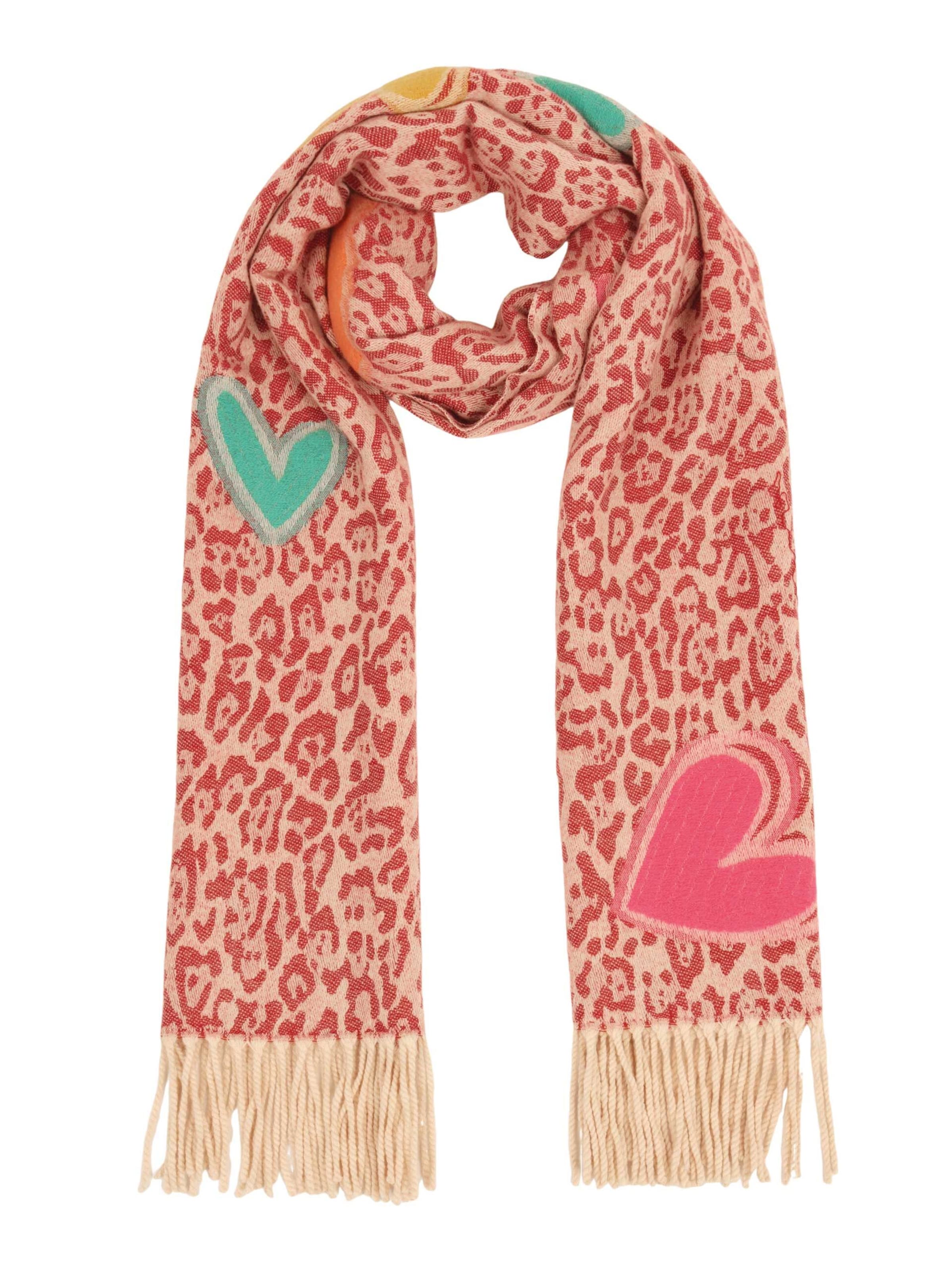 SAMAYA Scarf 'Wurka' in Red: front